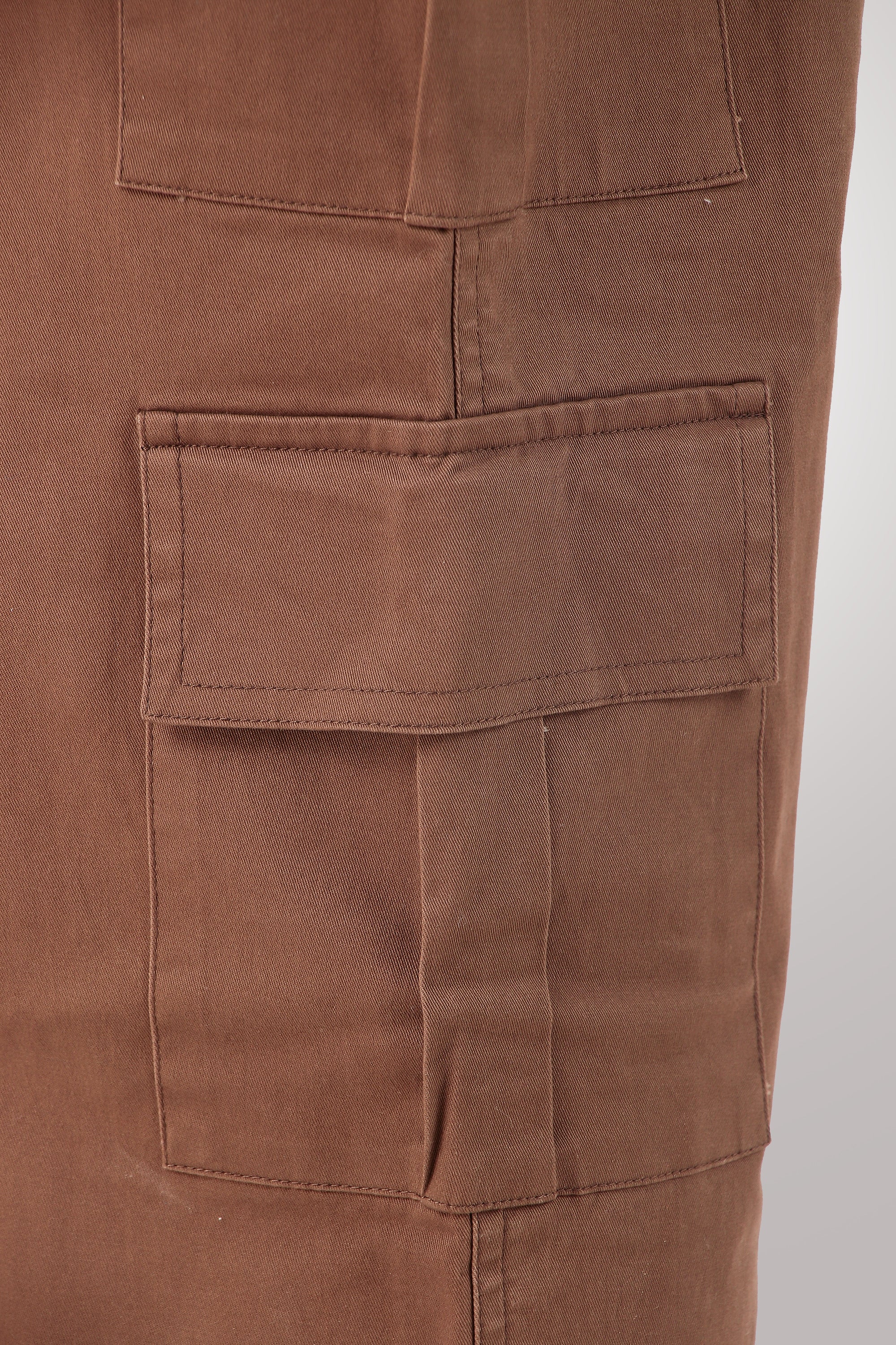 Khaki Brown 8 Pocket Cargo– genzewear
